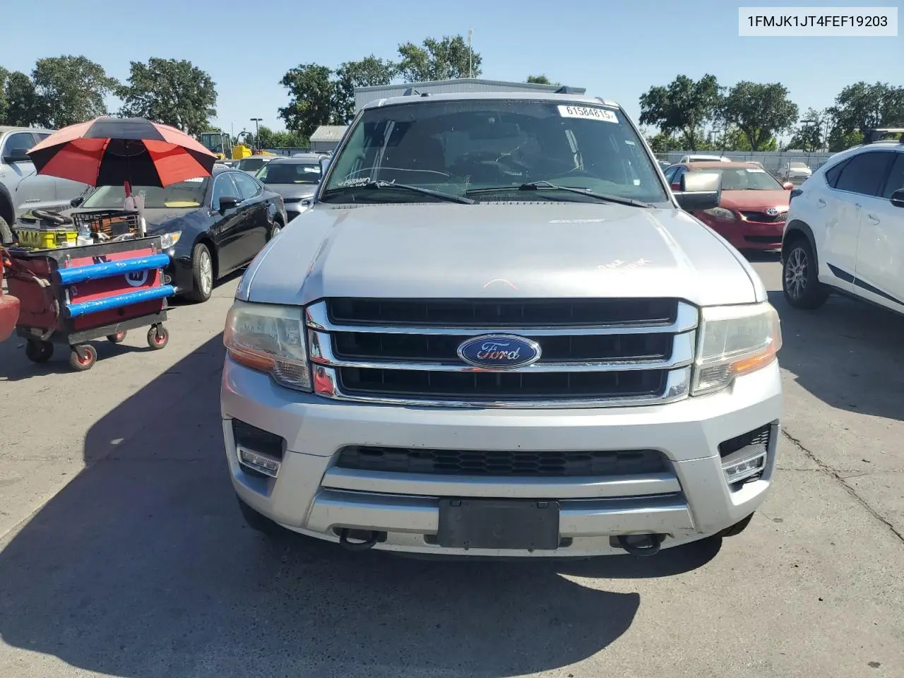 2015 Ford Expedition El Xlt VIN: 1FMJK1JT4FEF19203 Lot: 61584815