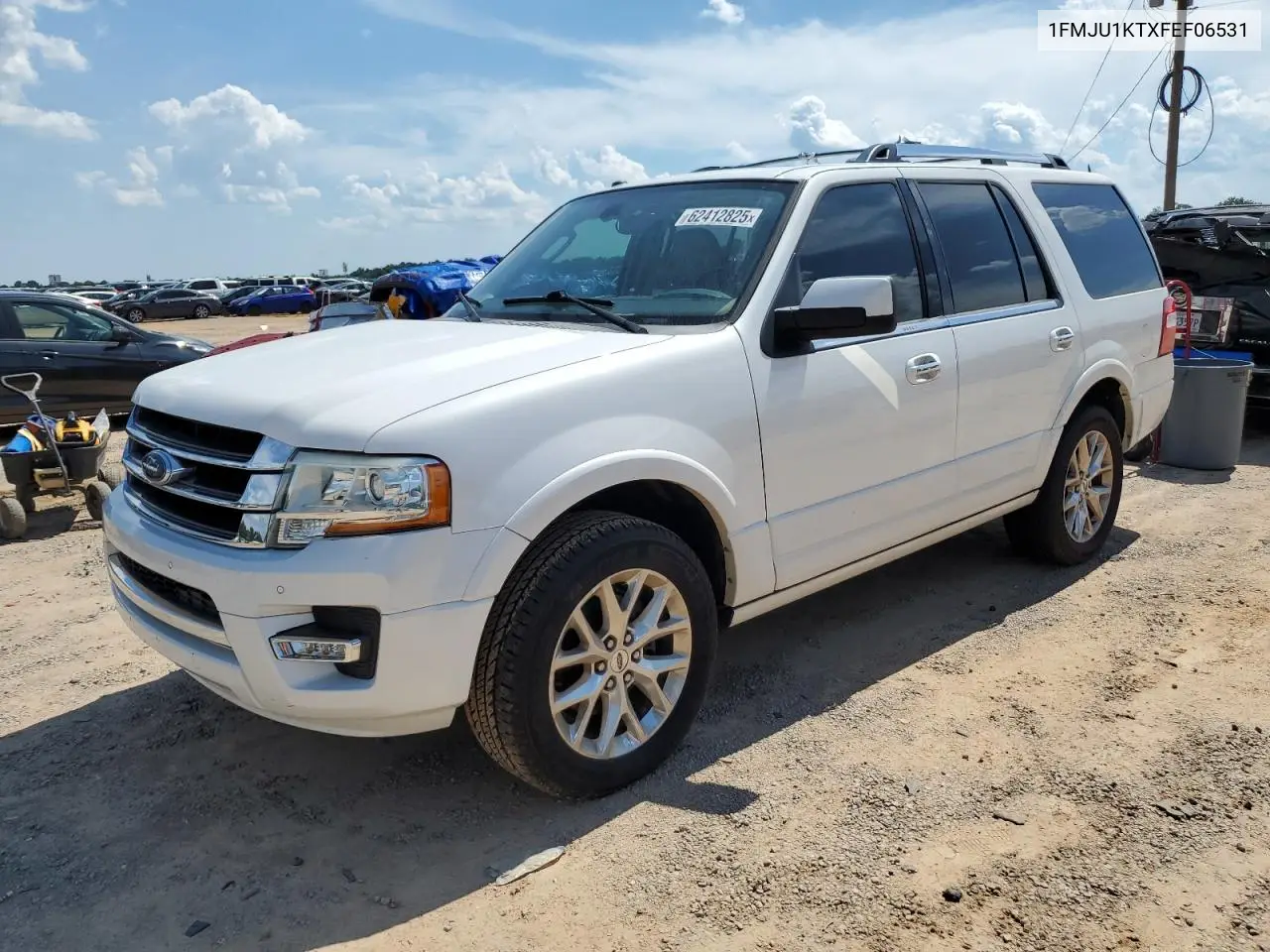 2015 Ford Expedition Limited VIN: 1FMJU1KTXFEF06531 Lot: 62412825