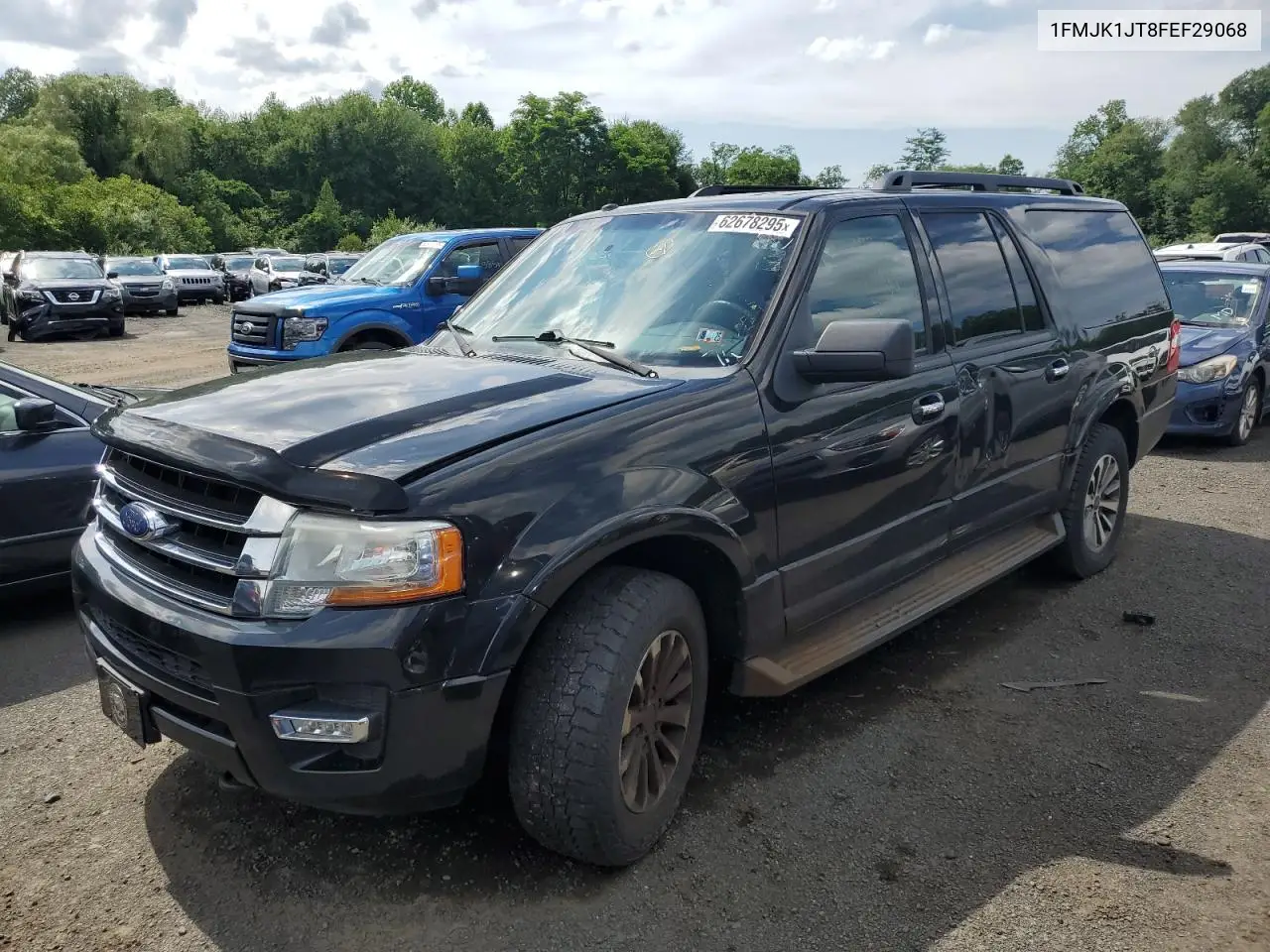 2015 Ford Expedition El Xlt VIN: 1FMJK1JT8FEF29068 Lot: 62678295