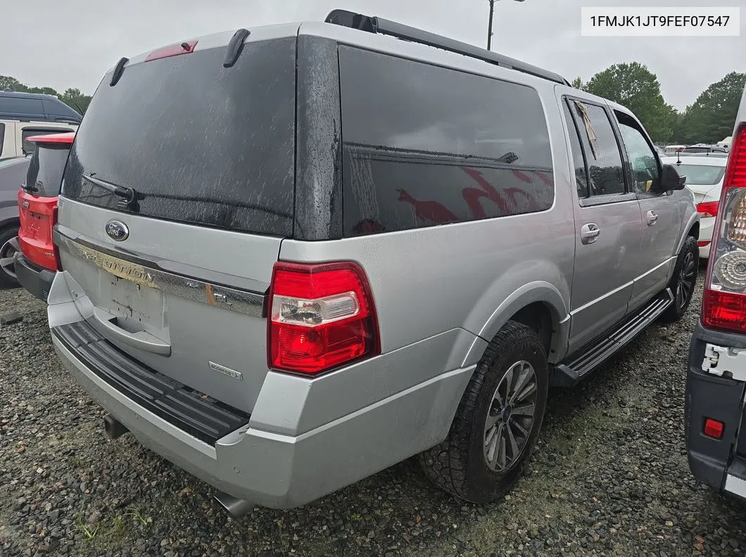 2015 Ford Expedition El Xlt VIN: 1FMJK1JT9FEF07547 Lot: 69236394