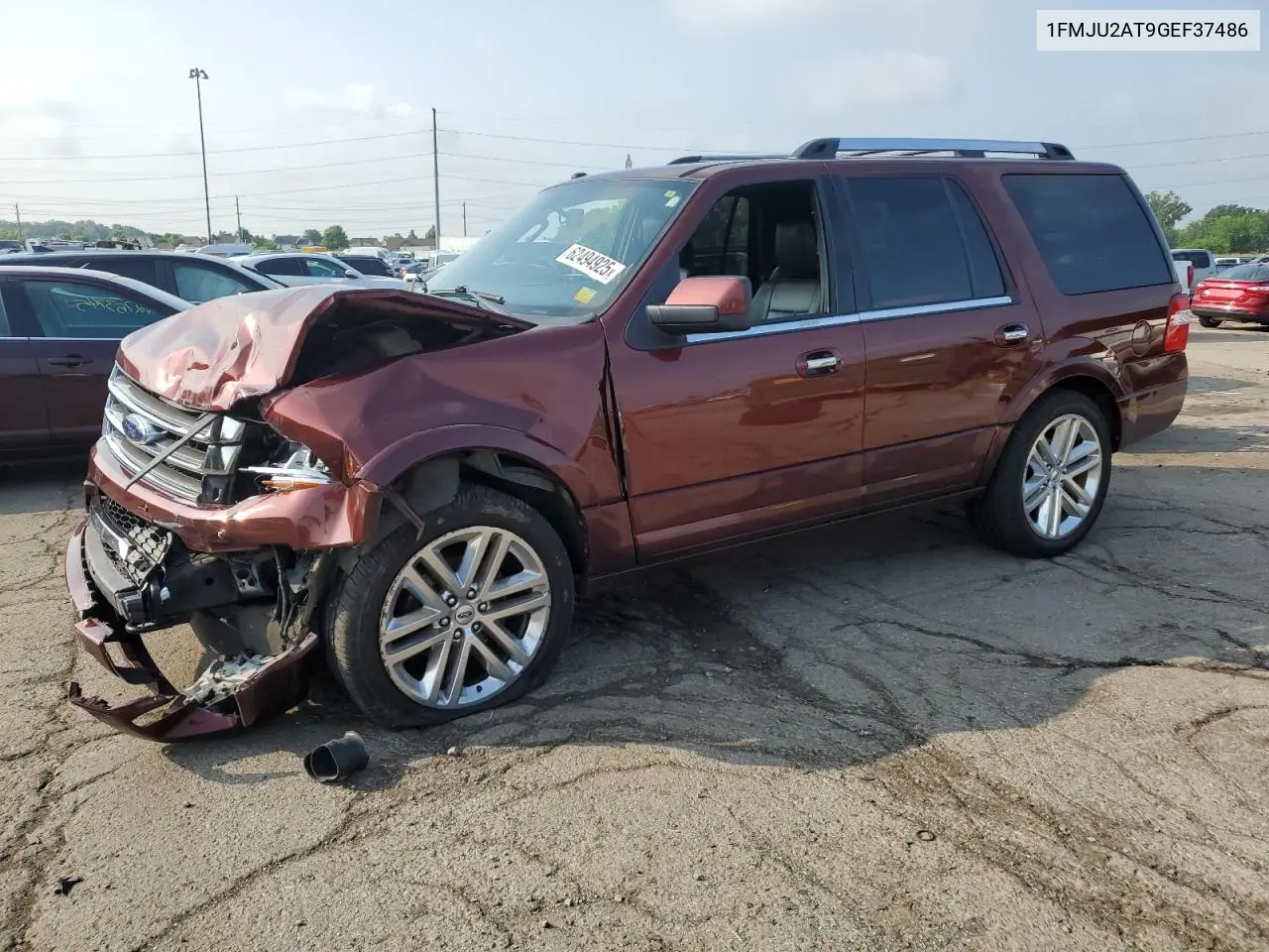 2016 Ford Expedition Limited VIN: 1FMJU2AT9GEF37486 Lot: 62494925