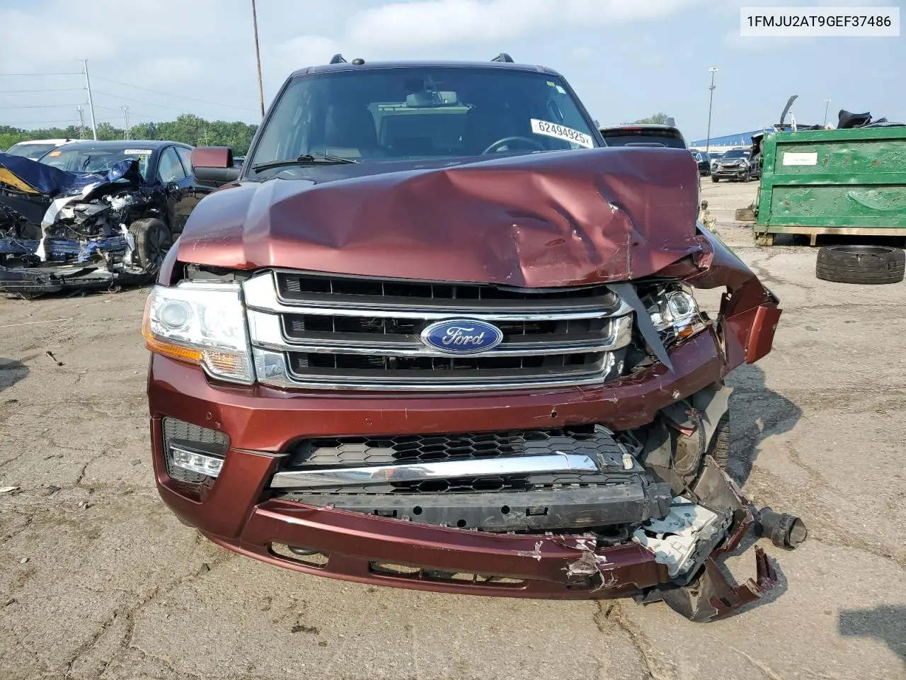 2016 Ford Expedition Limited VIN: 1FMJU2AT9GEF37486 Lot: 62494925