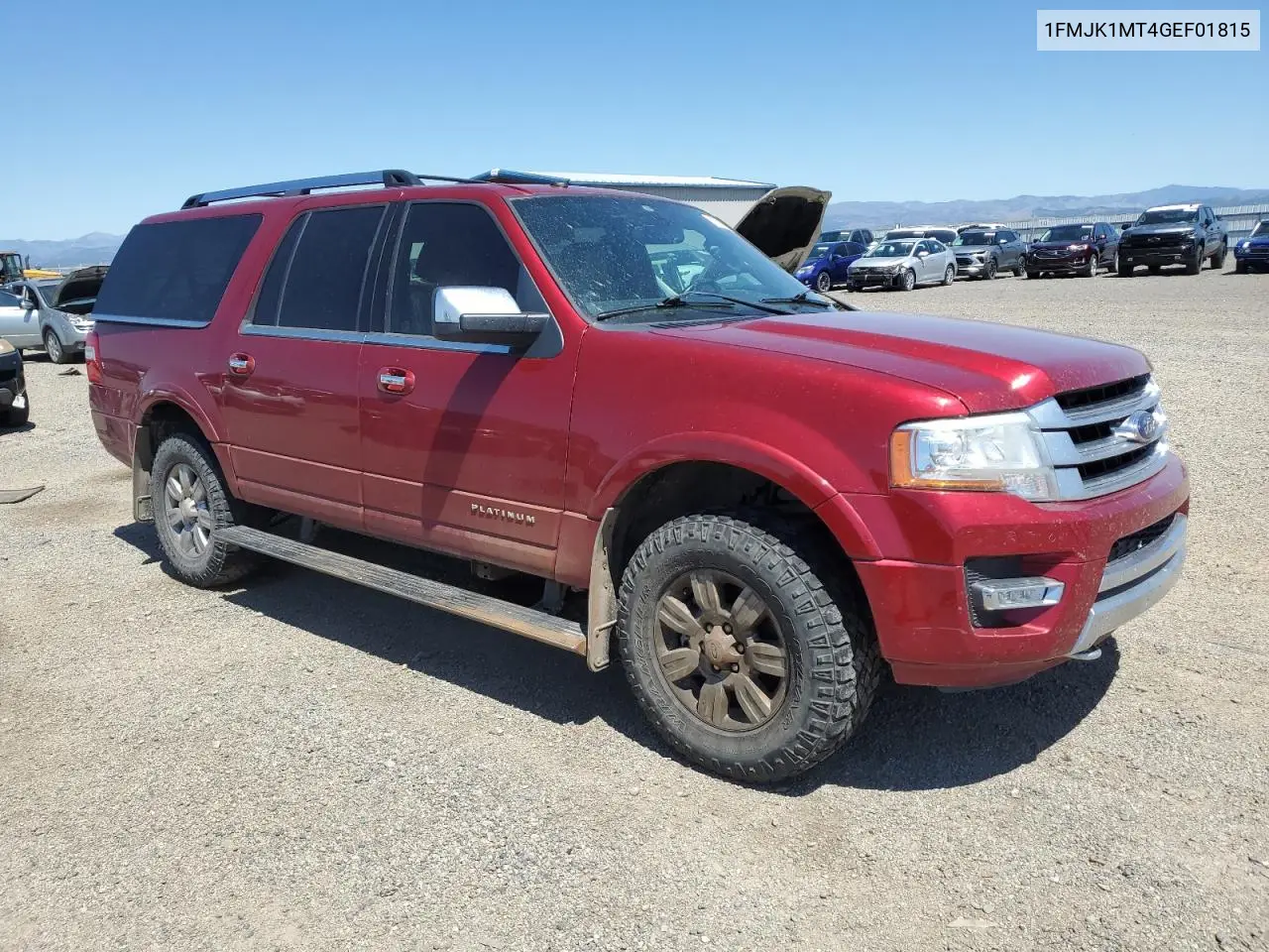 2016 Ford Expedition El Platinum VIN: 1FMJK1MT4GEF01815 Lot: 62822055