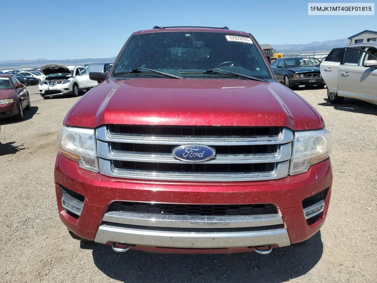 2016 Ford Expedition El Platinum VIN: 1FMJK1MT4GEF01815 Lot: 62822055