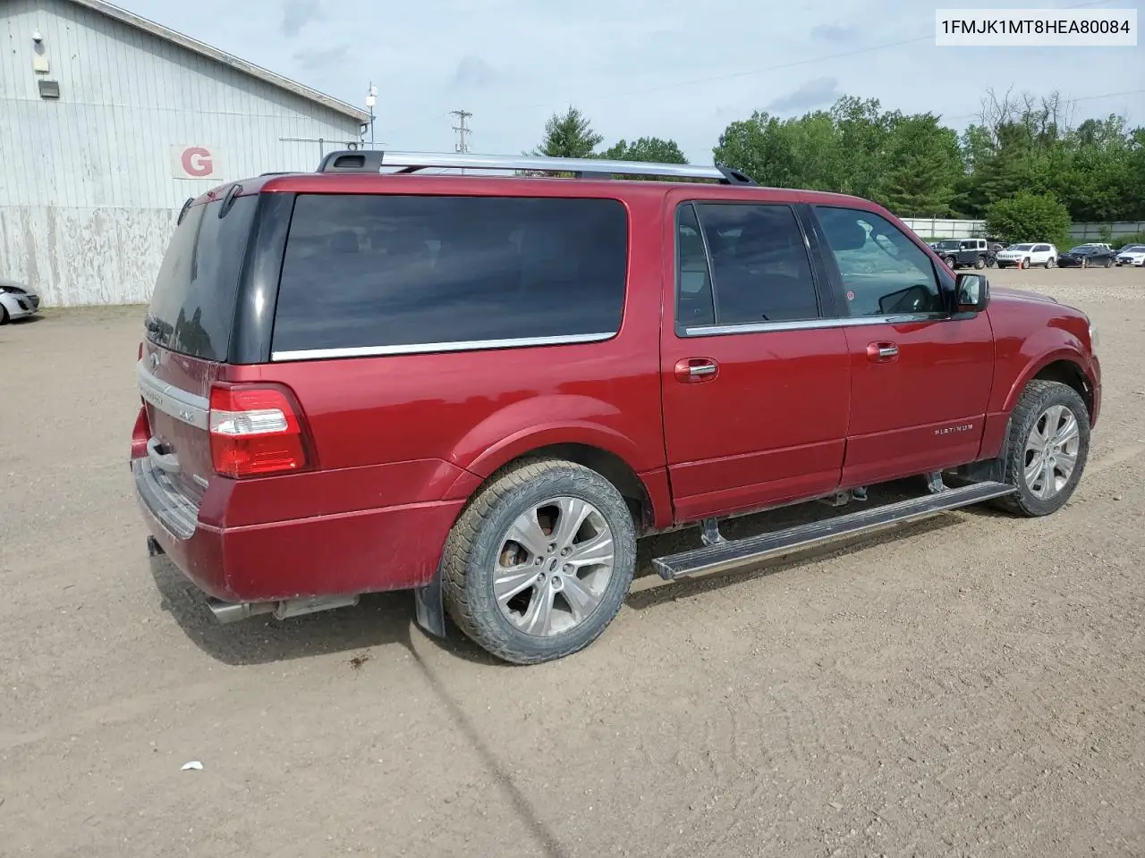 2017 Ford Expedition El Platinum VIN: 1FMJK1MT8HEA80084 Lot: 62748475