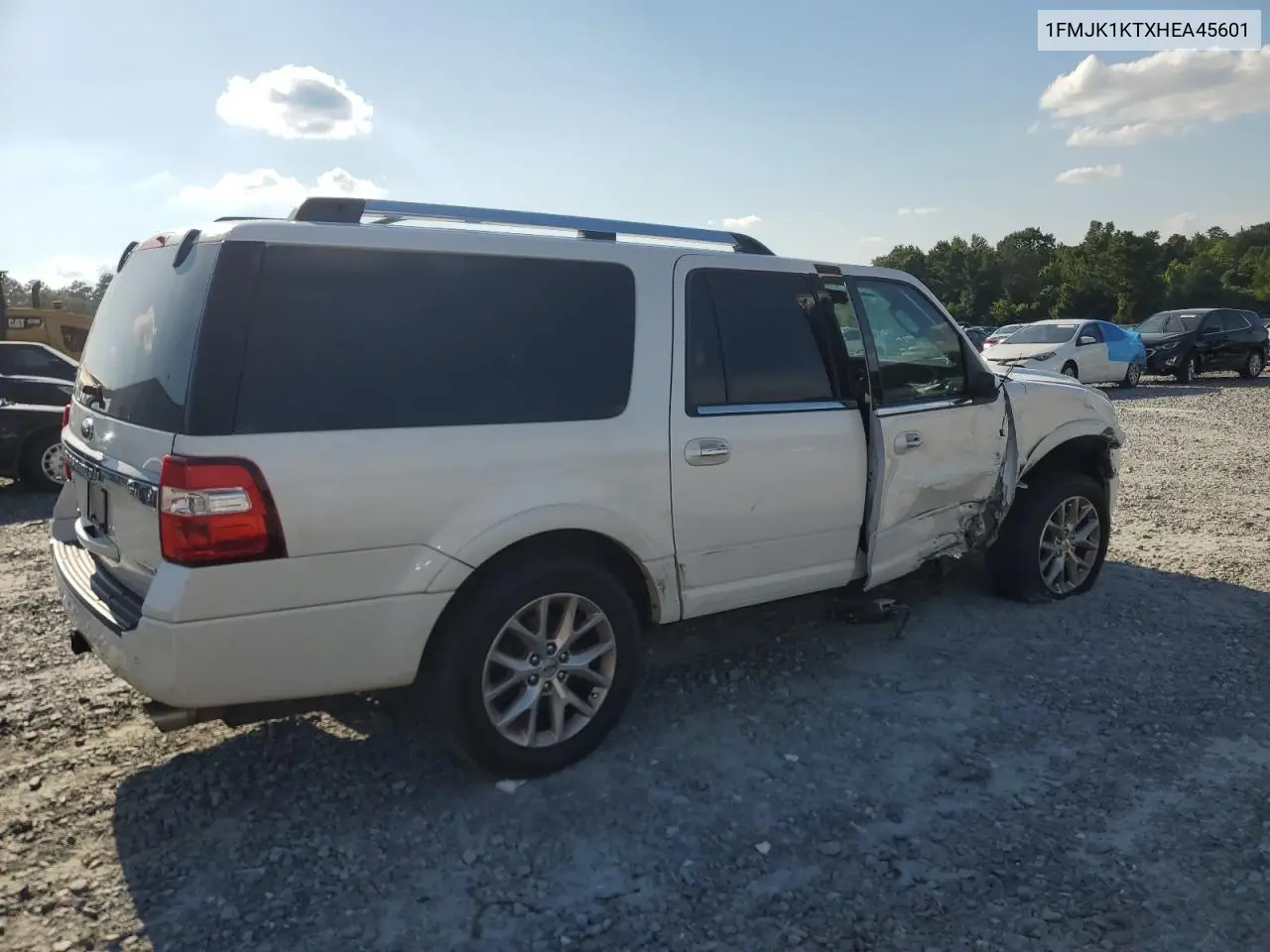 2017 Ford Expedition El Limited VIN: 1FMJK1KTXHEA45601 Lot: 62928315