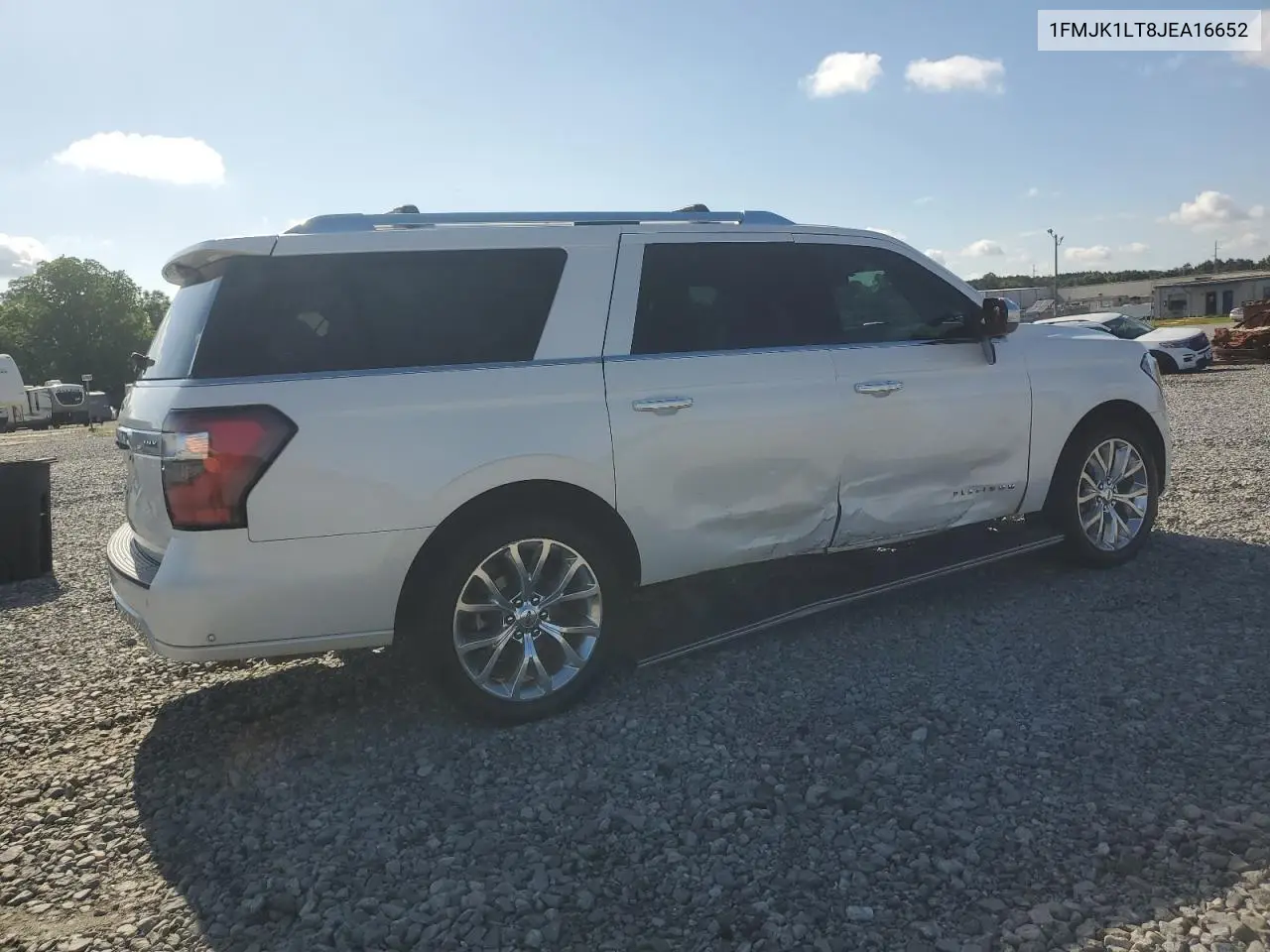 2018 Ford Expedition Max Platinum VIN: 1FMJK1LT8JEA16652 Lot: 56503305