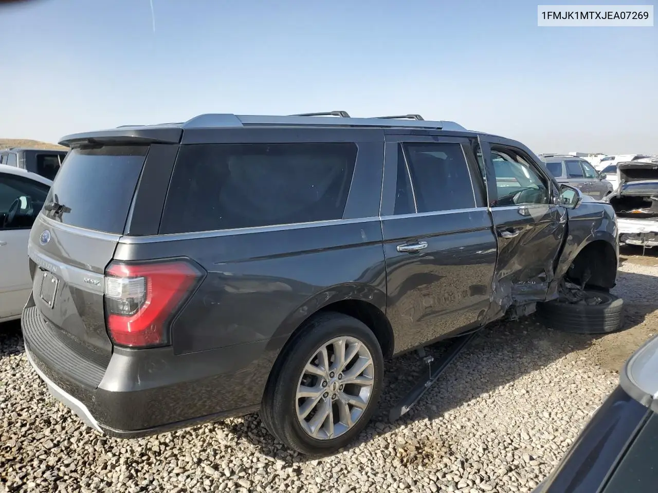 2018 Ford Expedition Max Platinum VIN: 1FMJK1MTXJEA07269 Lot: 56578775