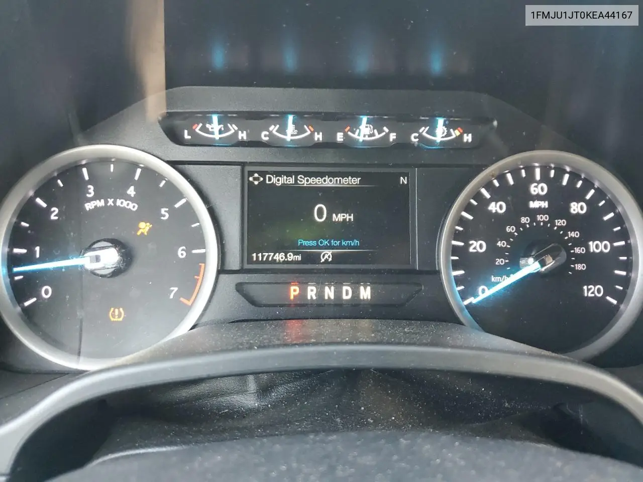 2019 Ford Expedition Xlt VIN: 1FMJU1JT0KEA44167 Lot: 61550985
