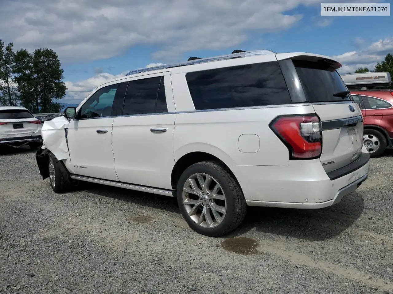 2019 Ford Expedition Max Platinum VIN: 1FMJK1MT6KEA31070 Lot: 62601175
