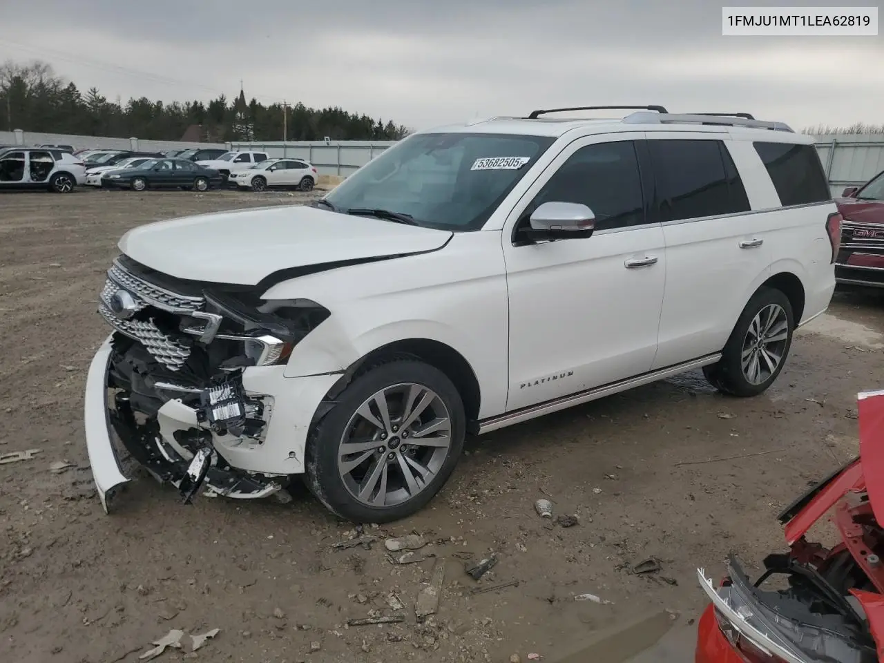 2020 Ford Expedition Platinum VIN: 1FMJU1MT1LEA62819 Lot: 53682505
