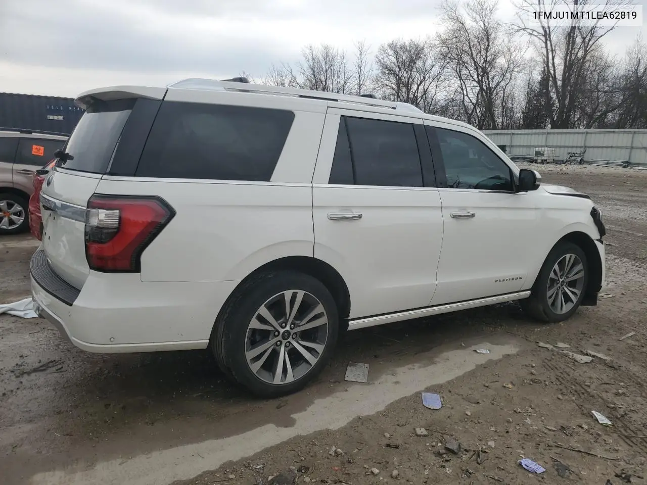2020 Ford Expedition Platinum VIN: 1FMJU1MT1LEA62819 Lot: 53682505