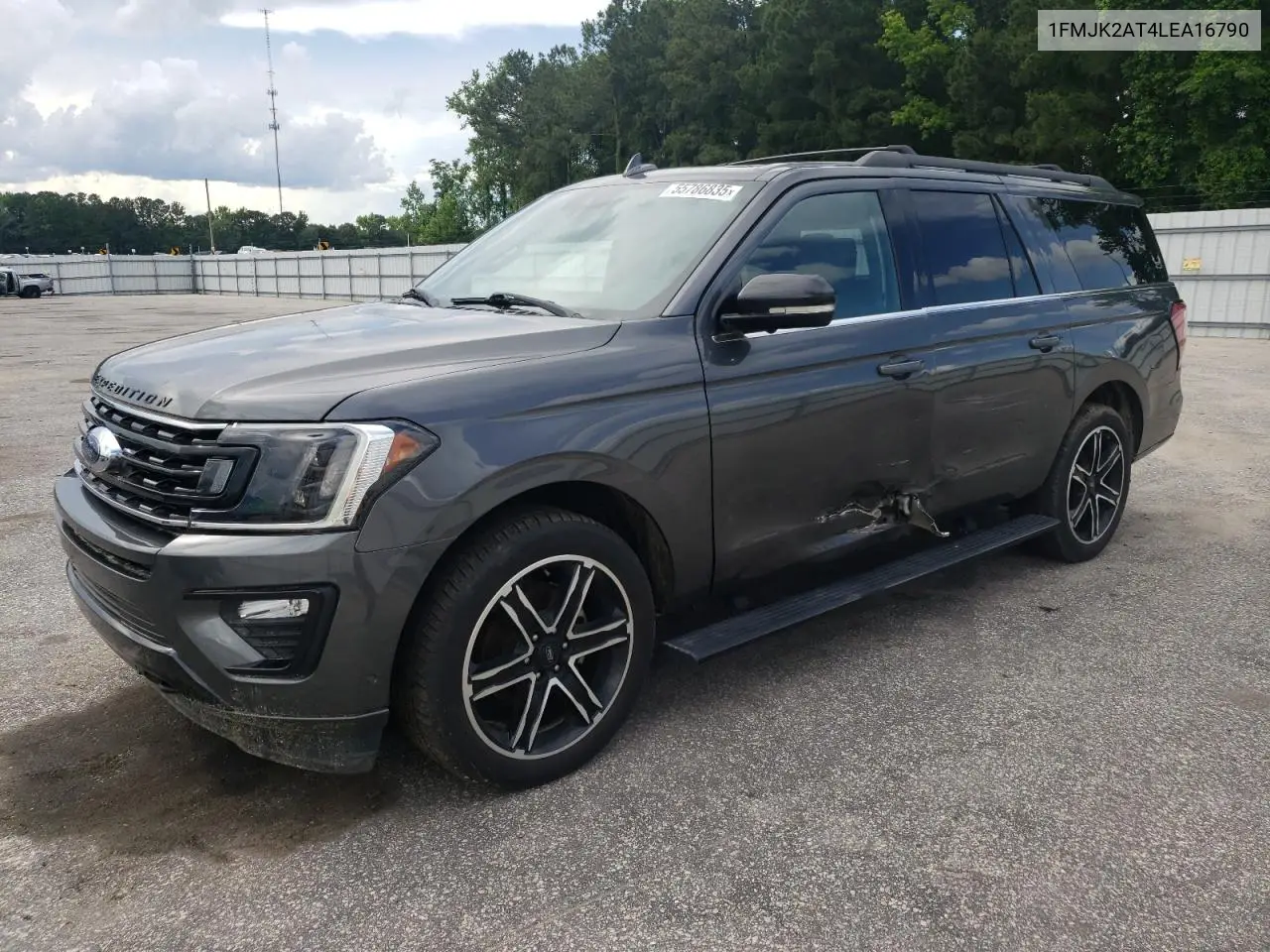 2020 Ford Expedition Max Limited VIN: 1FMJK2AT4LEA16790 Lot: 55786835