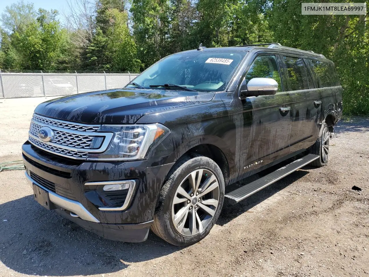 2020 Ford Expedition Max Platinum VIN: 1FMJK1MT8LEA69997 Lot: 62539485