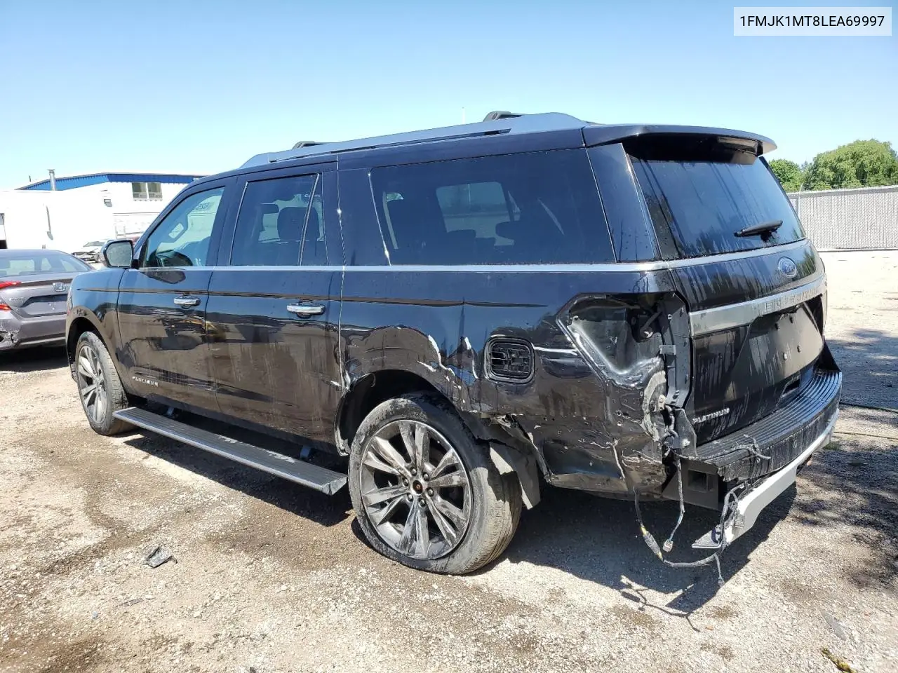 2020 Ford Expedition Max Platinum VIN: 1FMJK1MT8LEA69997 Lot: 62539485