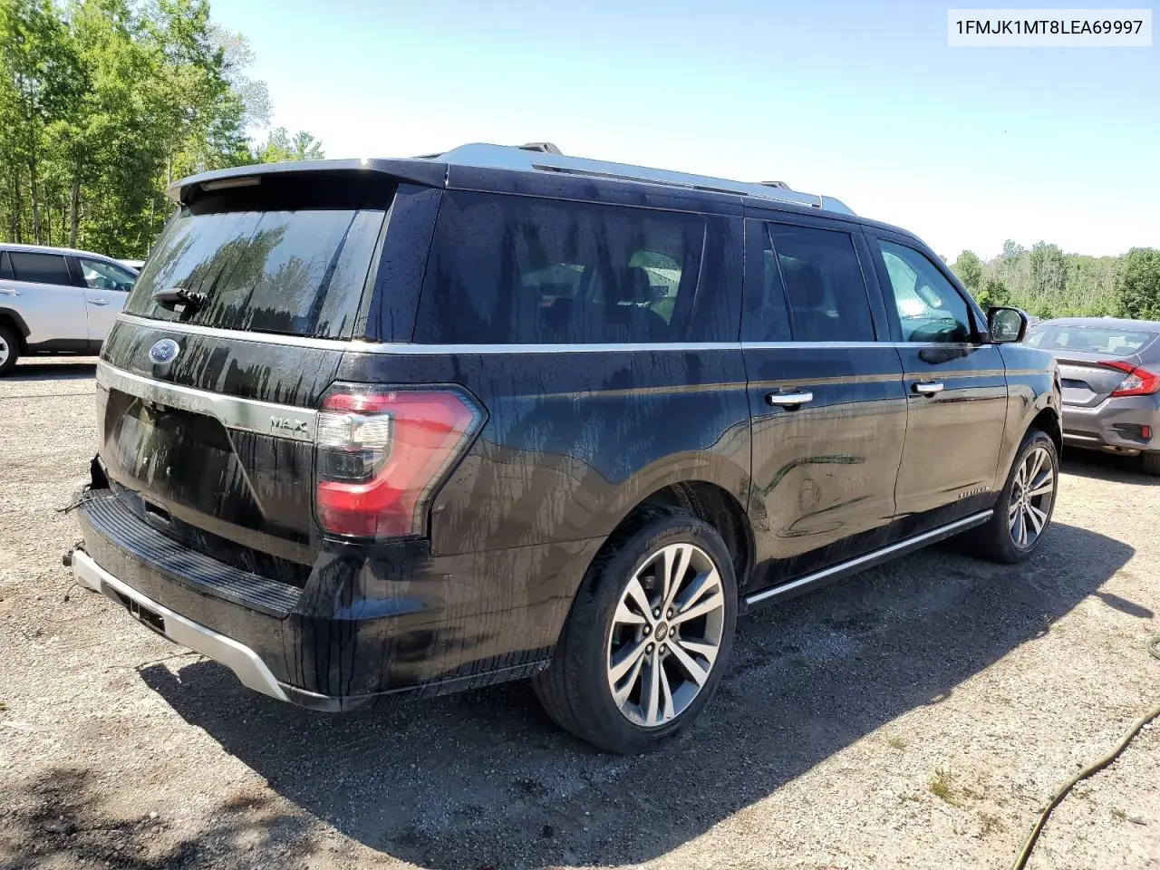 2020 Ford Expedition Max Platinum VIN: 1FMJK1MT8LEA69997 Lot: 62539485