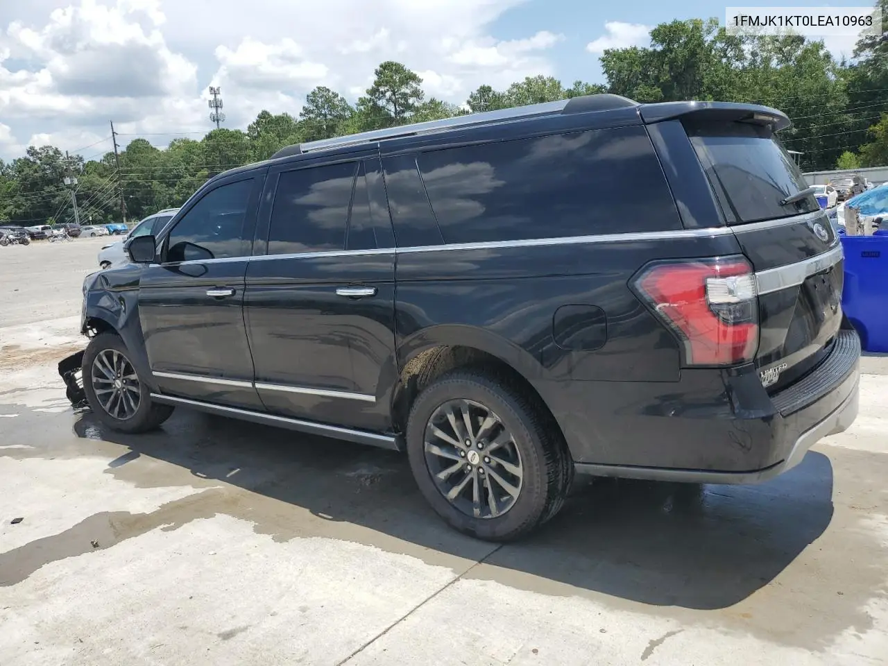 2020 Ford Expedition Max Limited VIN: 1FMJK1KT0LEA10963 Lot: 62553615