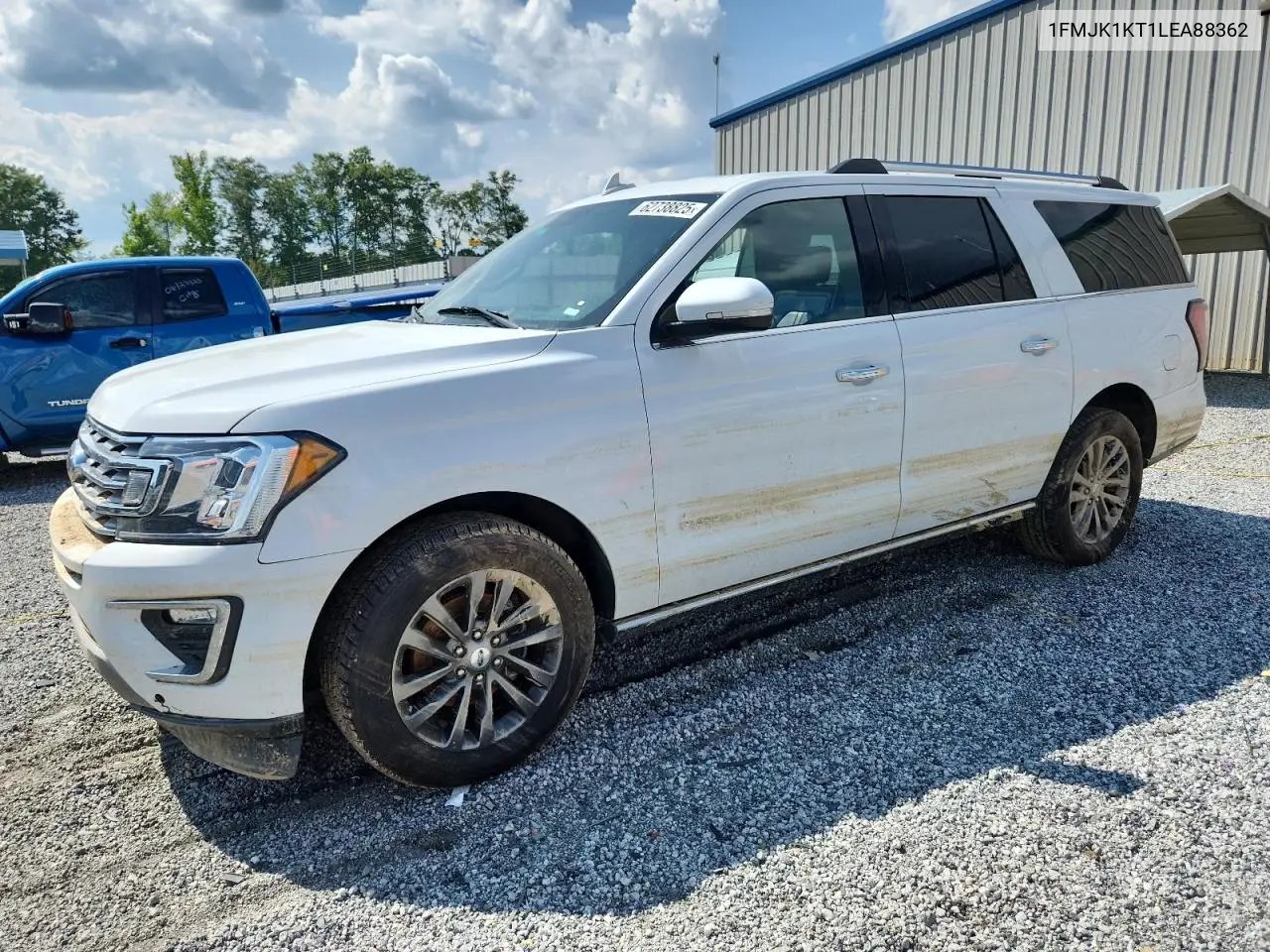 2020 Ford Expedition Max Limited VIN: 1FMJK1KT1LEA88362 Lot: 62738825