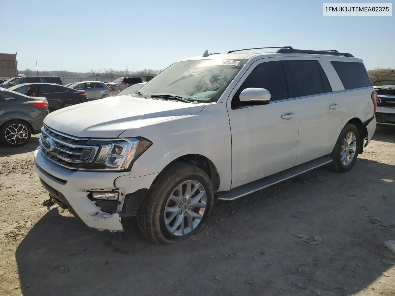 2021 Ford Expedition Max Xlt VIN: 1FMJK1JT5MEA02375 Lot: 48163975
