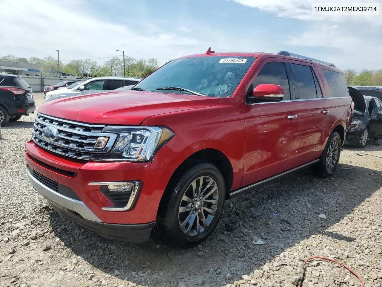 2021 Ford Expedition Max Limited VIN: 1FMJK2AT2MEA39714 Lot: 51796535