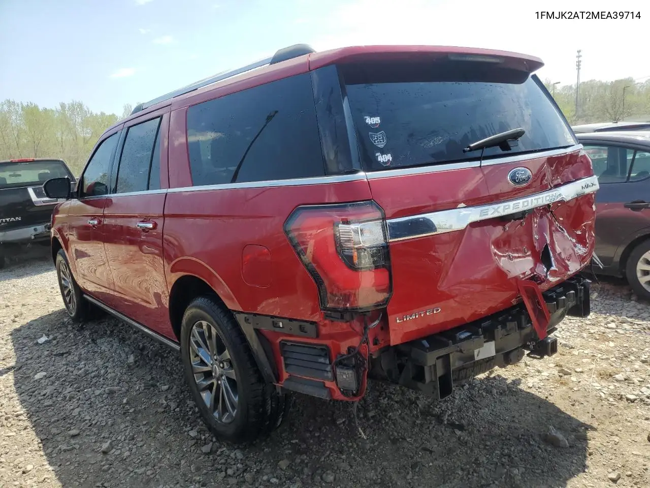 2021 Ford Expedition Max Limited VIN: 1FMJK2AT2MEA39714 Lot: 51796535