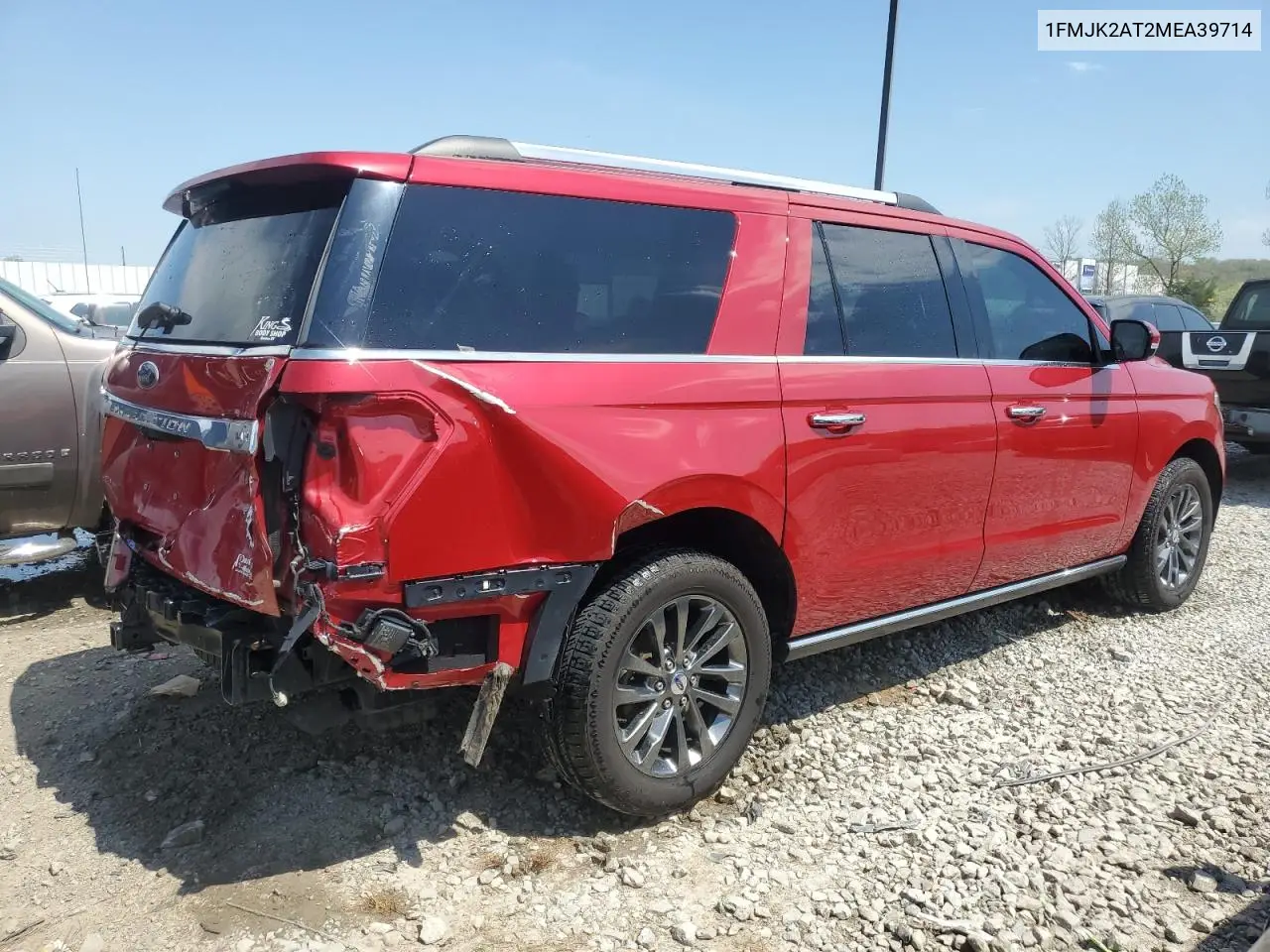 2021 Ford Expedition Max Limited VIN: 1FMJK2AT2MEA39714 Lot: 51796535