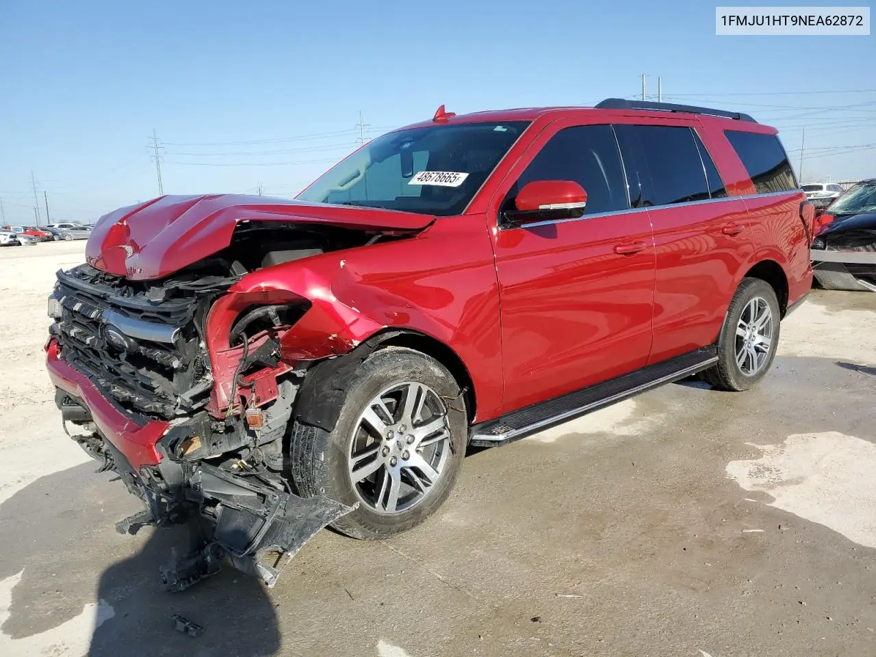 2022 Ford Expedition Xlt VIN: 1FMJU1HT9NEA62872 Lot: 48678665