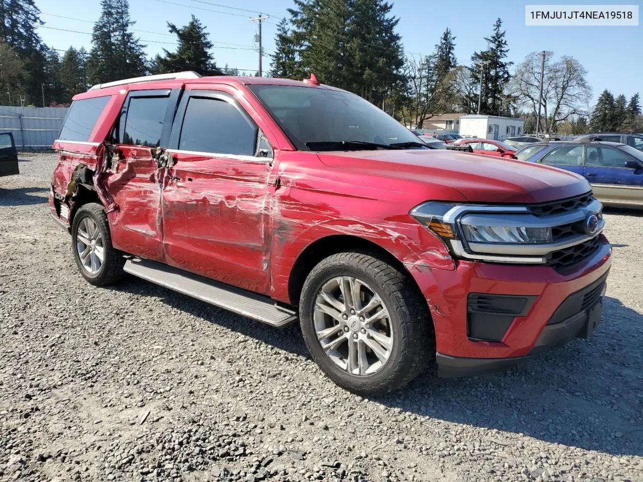 2022 Ford Expedition Xlt VIN: 1FMJU1JT4NEA19518 Lot: 52988265