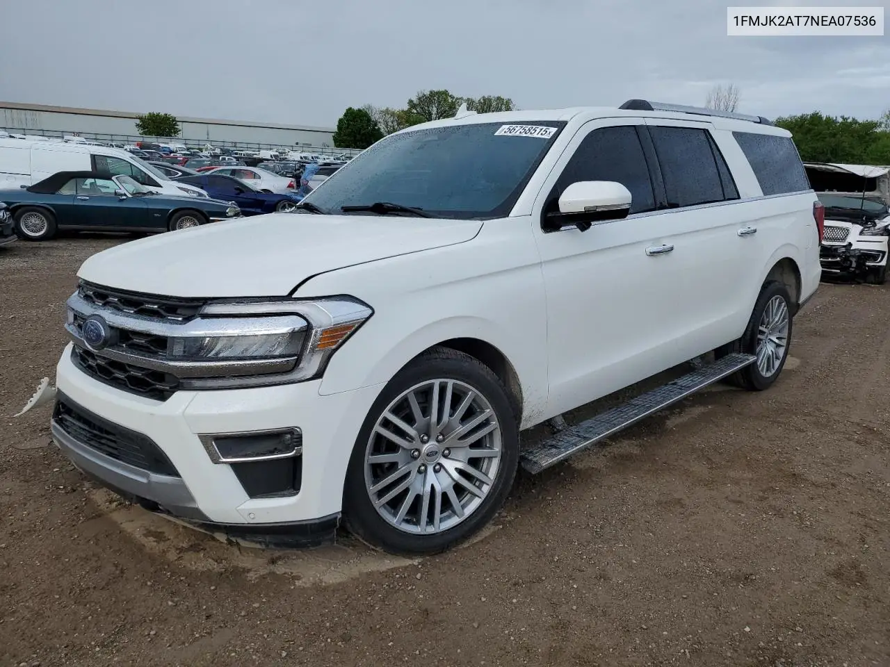 2022 Ford Expedition Max Limited VIN: 1FMJK2AT7NEA07536 Lot: 56758515
