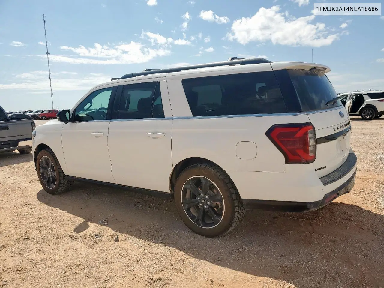 2022 Ford Expedition Max Limited VIN: 1FMJK2AT4NEA18686 Lot: 61895245