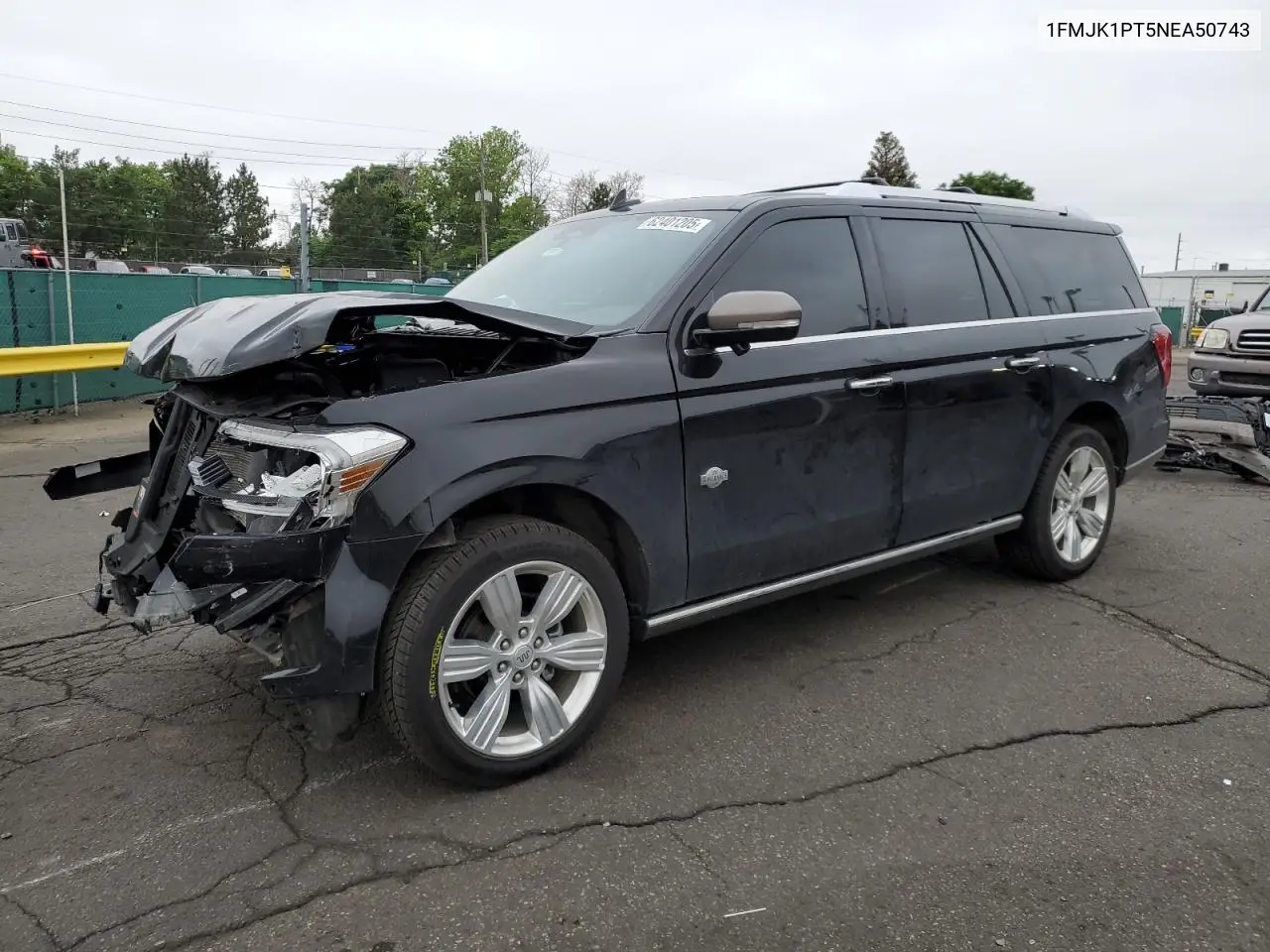 2022 Ford Expedition Max King Ranch VIN: 1FMJK1PT5NEA50743 Lot: 62401205