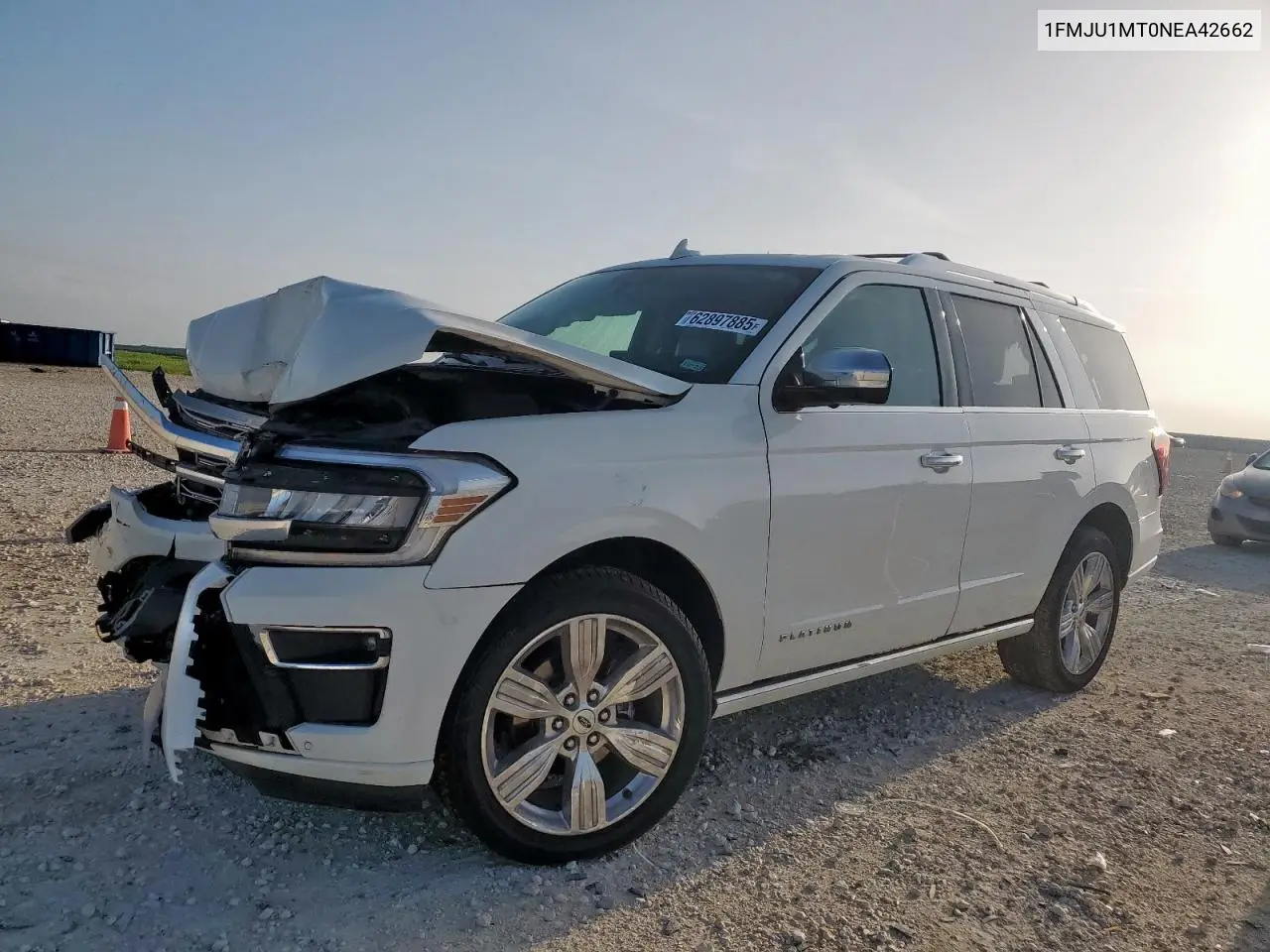 2022 Ford Expedition Platinum VIN: 1FMJU1MT0NEA42662 Lot: 62897885