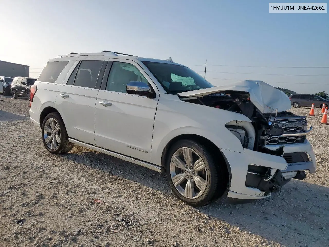 2022 Ford Expedition Platinum VIN: 1FMJU1MT0NEA42662 Lot: 62897885