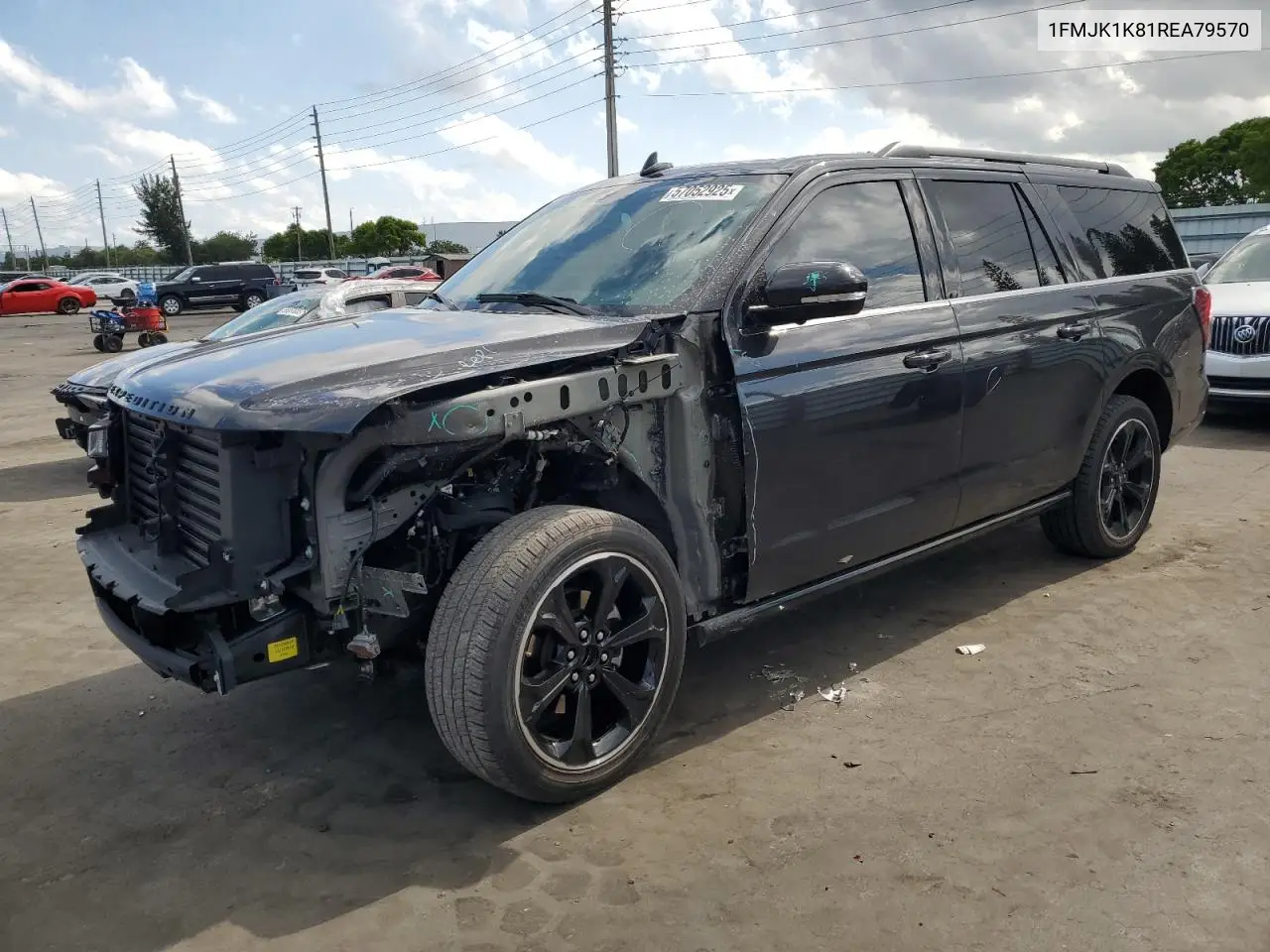 2024 Ford Expedition Max Limited VIN: 1FMJK1K81REA79570 Lot: 57052925