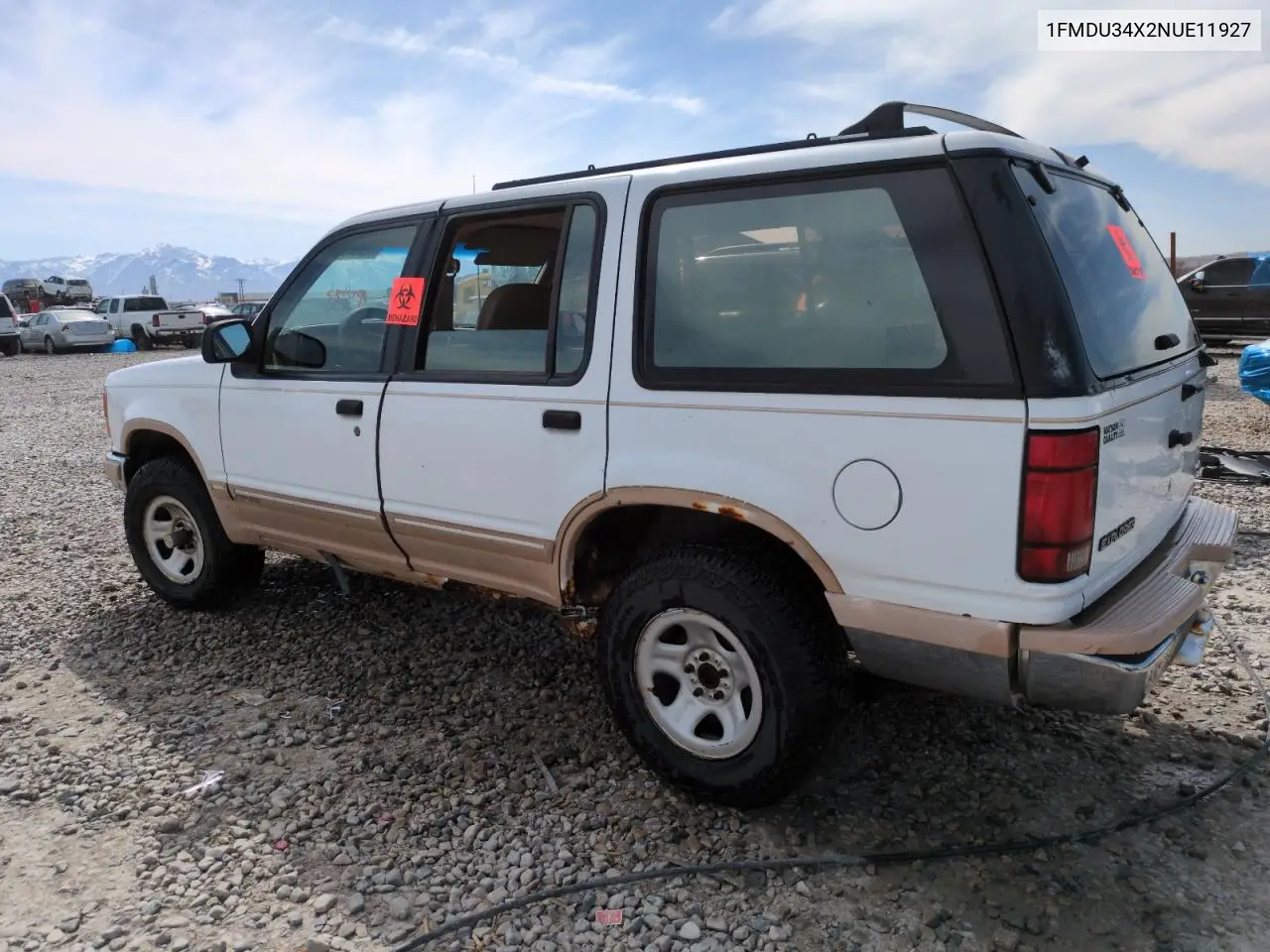 1992 Ford Explorer VIN: 1FMDU34X2NUE11927 Lot: 52094875