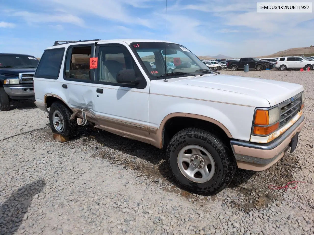 1992 Ford Explorer VIN: 1FMDU34X2NUE11927 Lot: 52094875