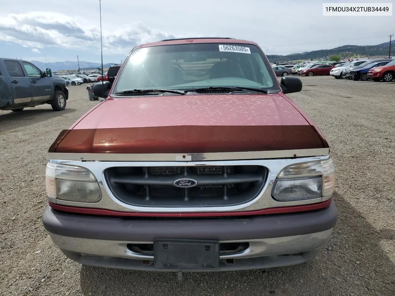 1996 Ford Explorer VIN: 1FMDU34X2TUB34449 Lot: 56263505