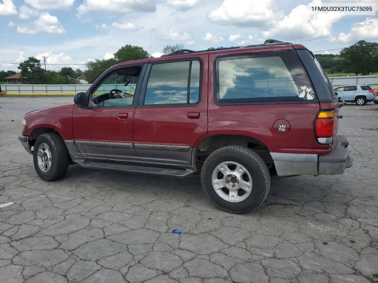 1996 Ford Explorer VIN: 1FMDU32X3TUC75095 Lot: 61764285