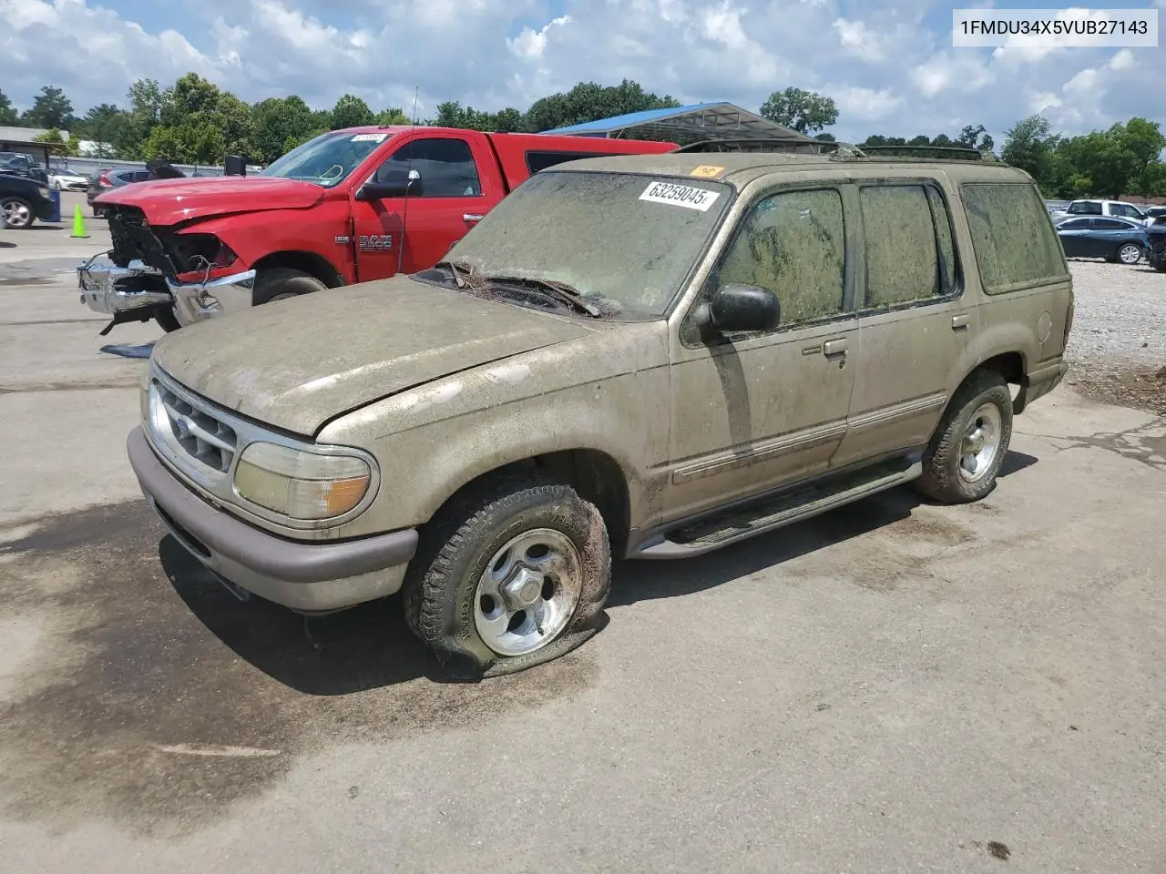 1997 Ford Explorer VIN: 1FMDU34X5VUB27143 Lot: 63259045