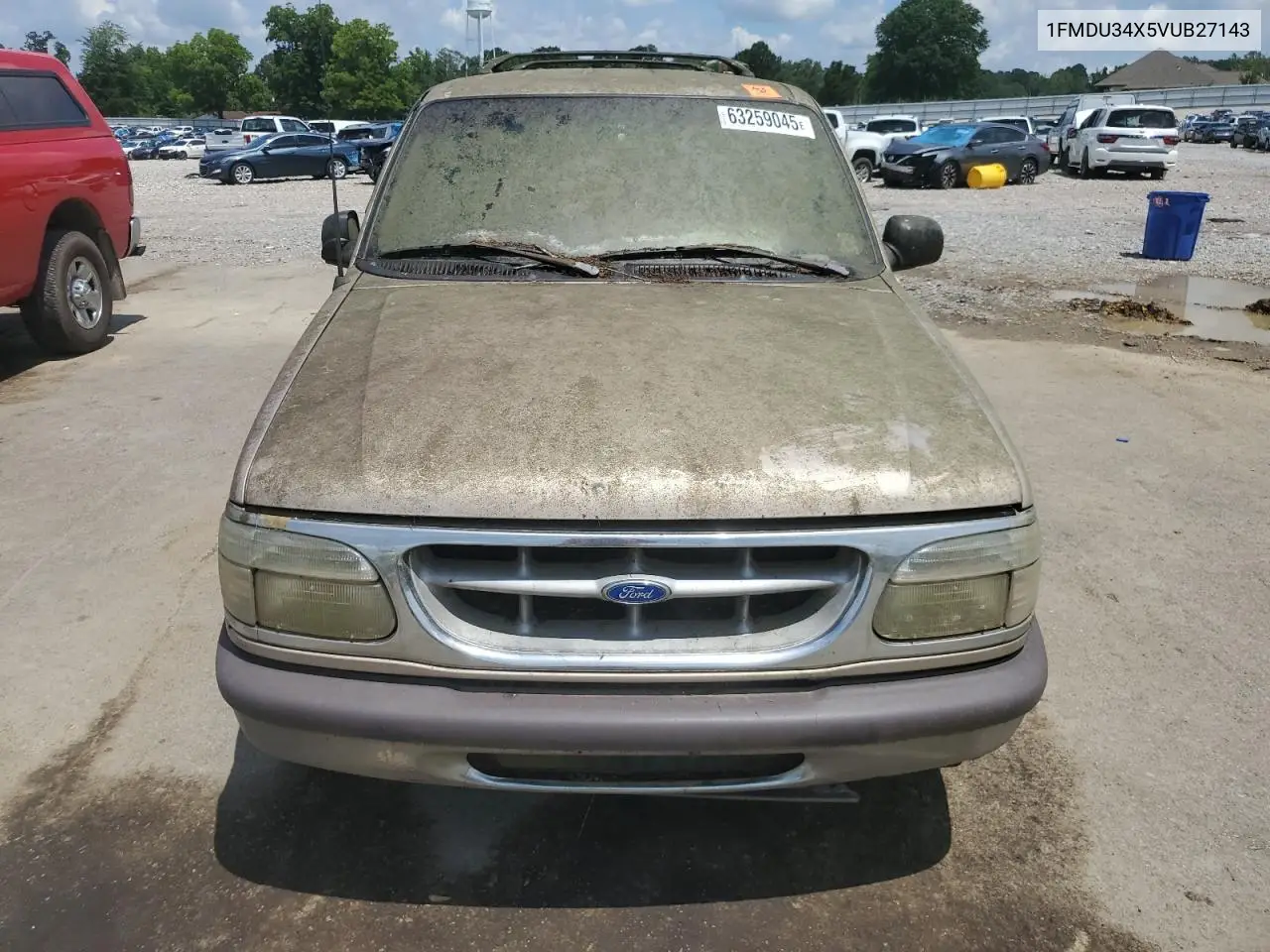 1997 Ford Explorer VIN: 1FMDU34X5VUB27143 Lot: 63259045