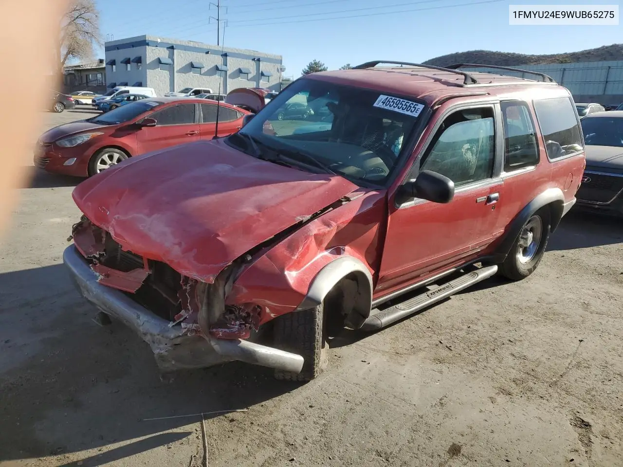 1998 Ford Explorer VIN: 1FMYU24E9WUB65275 Lot: 46595565
