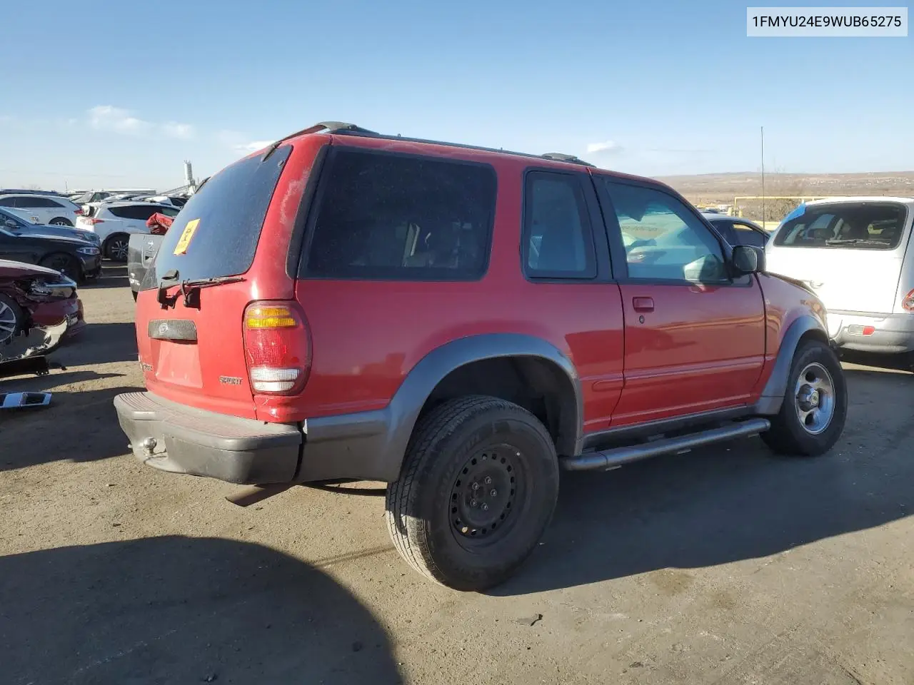 1998 Ford Explorer VIN: 1FMYU24E9WUB65275 Lot: 46595565