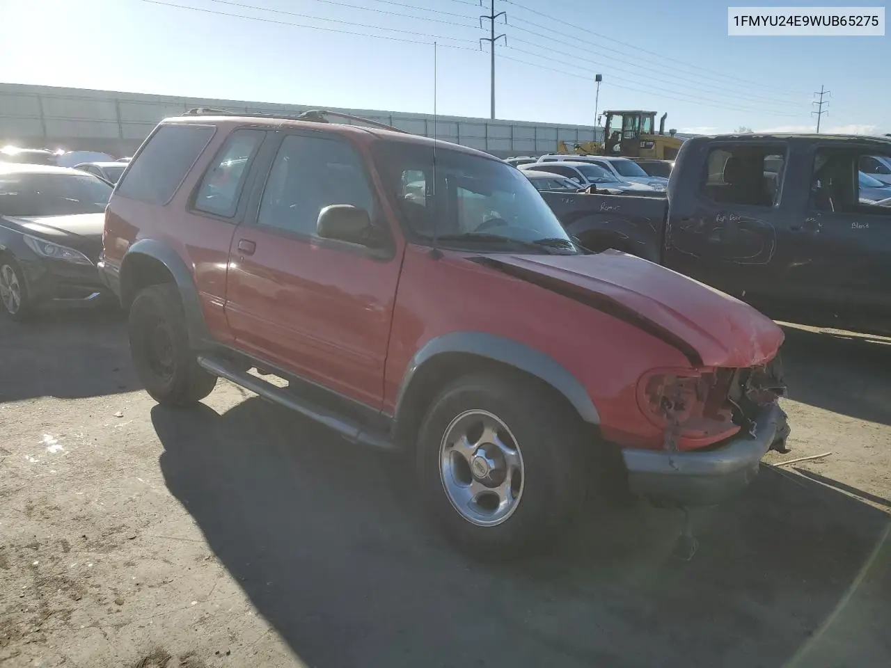 1998 Ford Explorer VIN: 1FMYU24E9WUB65275 Lot: 46595565