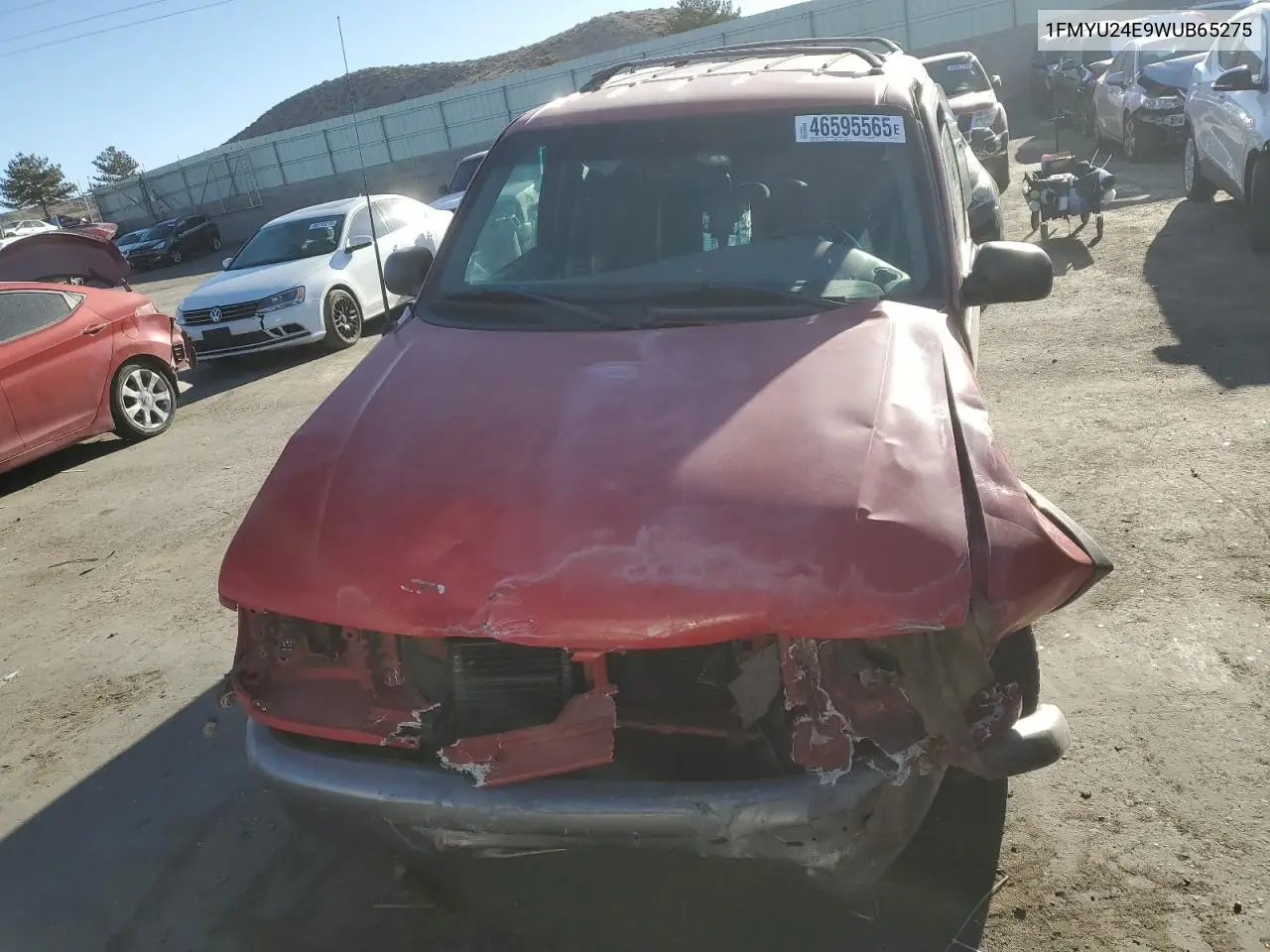 1998 Ford Explorer VIN: 1FMYU24E9WUB65275 Lot: 46595565