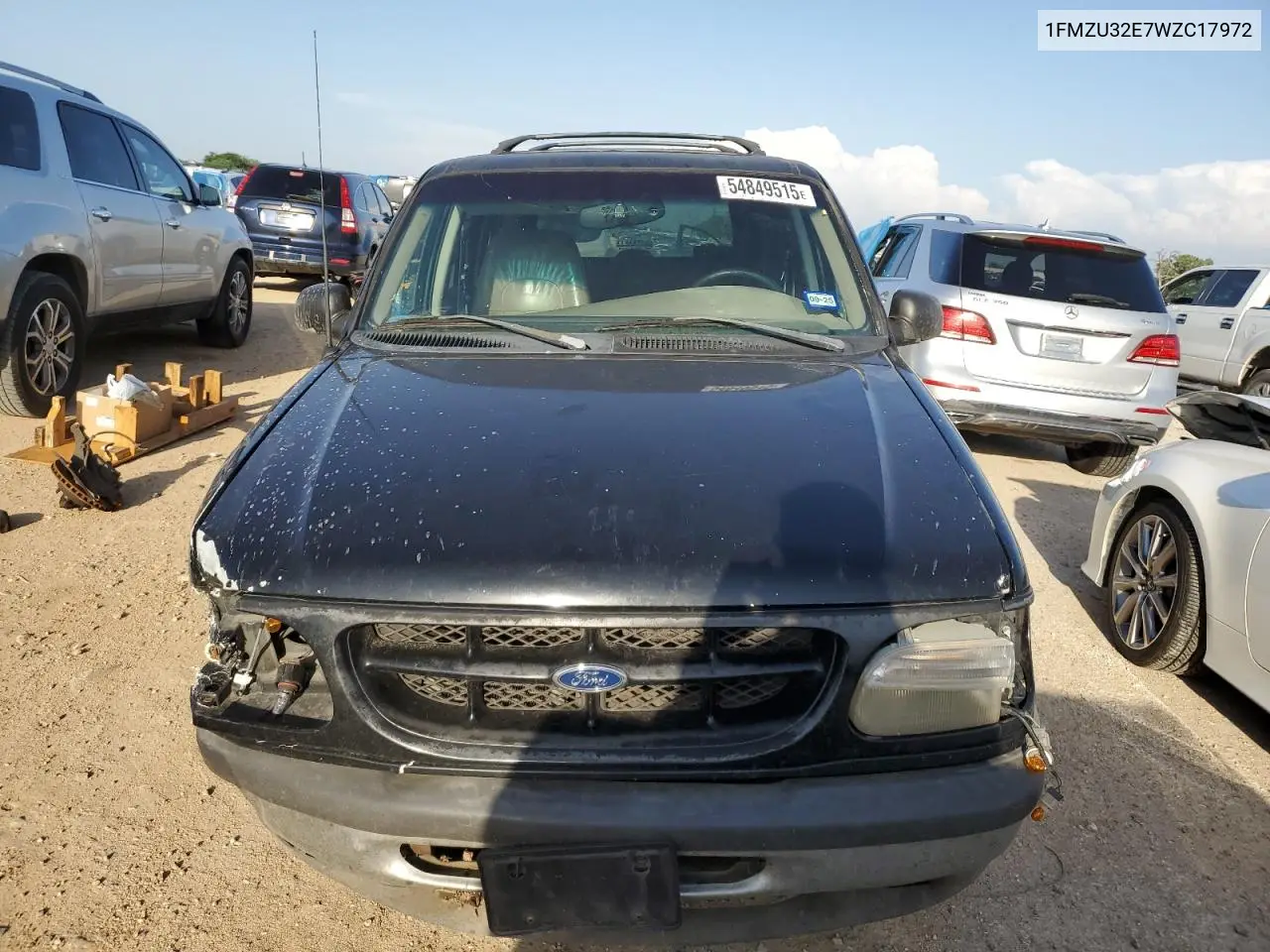 1998 Ford Explorer VIN: 1FMZU32E7WZC17972 Lot: 54849515