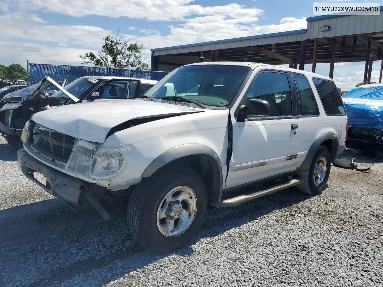 1998 Ford Explorer VIN: 1FMYU22X9WUC05410 Lot: 56376265