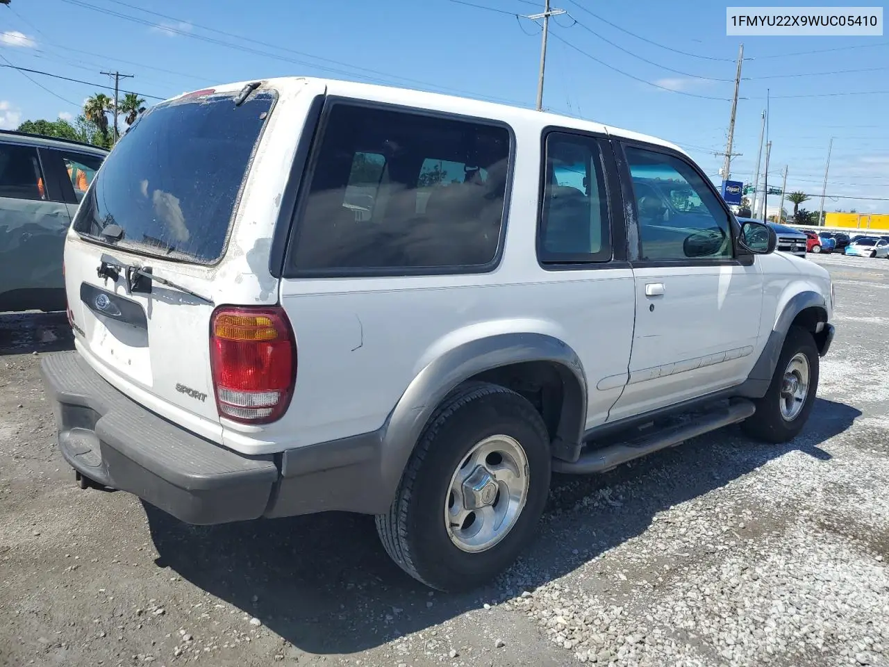 1998 Ford Explorer VIN: 1FMYU22X9WUC05410 Lot: 56376265