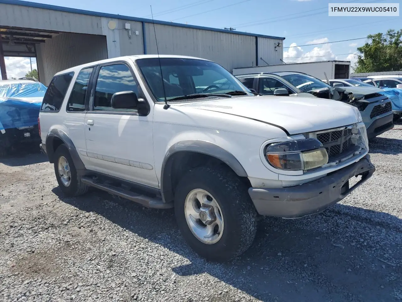 1998 Ford Explorer VIN: 1FMYU22X9WUC05410 Lot: 56376265