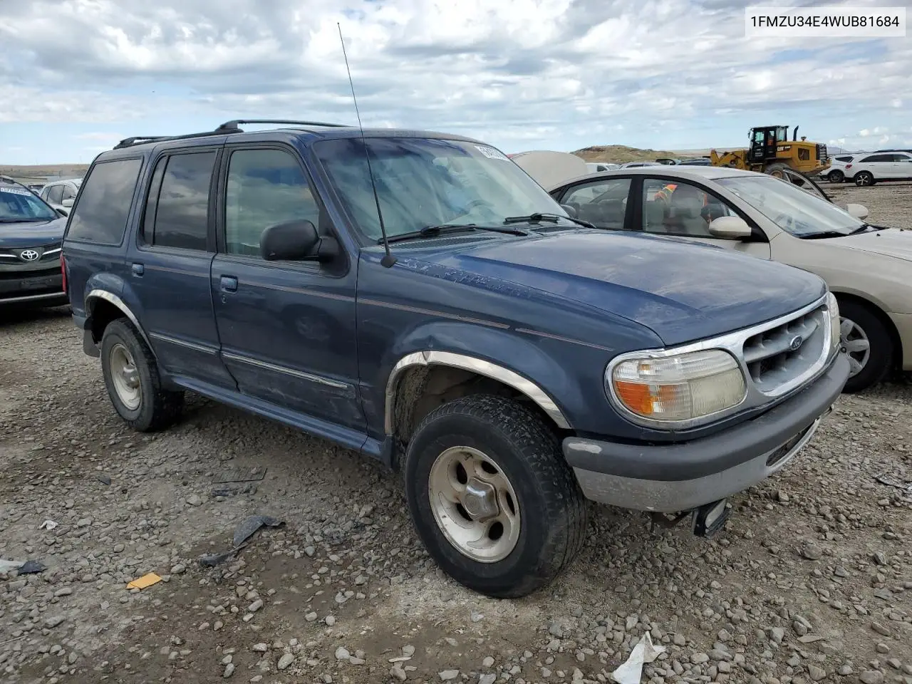 1998 Ford Explorer VIN: 1FMZU34E4WUB81684 Lot: 56475745