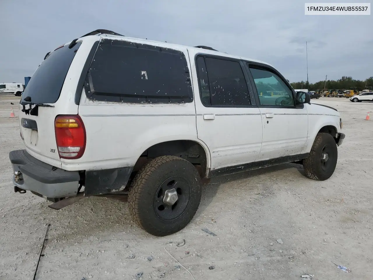 1998 Ford Explorer VIN: 1FMZU34E4WUB55537 Lot: 58365085
